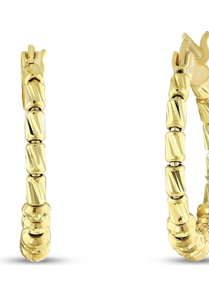 Dorika Toplu Altın Halka Küpe - 14K fiyatları