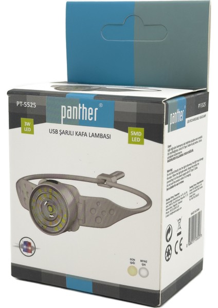 PT-5525 USB Şarjlı Kafa Lambası 800 Lumen modelleri