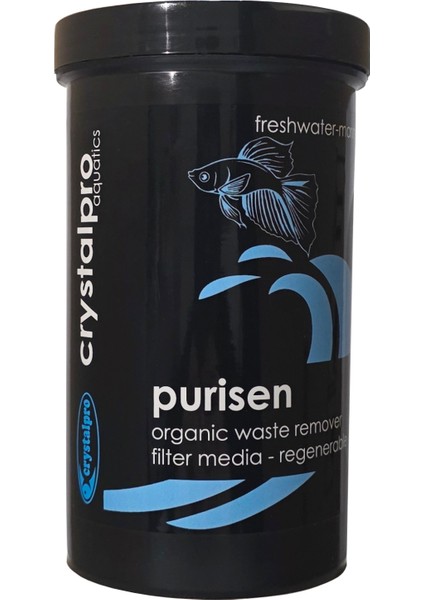 Purisen 500ML - Organik Atık Temizleyici Akvaryum Filtre Resini - Yenilenebilir