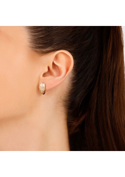 Taşlı Altın Küpe - 14K modelleri