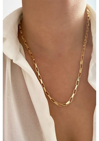 Ince Geometrik Zincir Klasik Kolye fiyatları