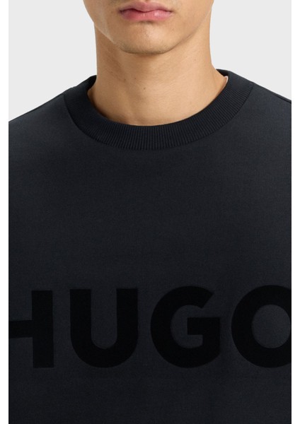 Logolu Pamuklu Regular Fit Bisiklet Yaka Sweat Erkek Sweat 50538778 001 fırsatları