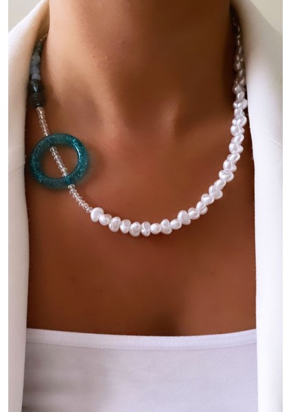 Asimetrik Inci Kolye fiyatları