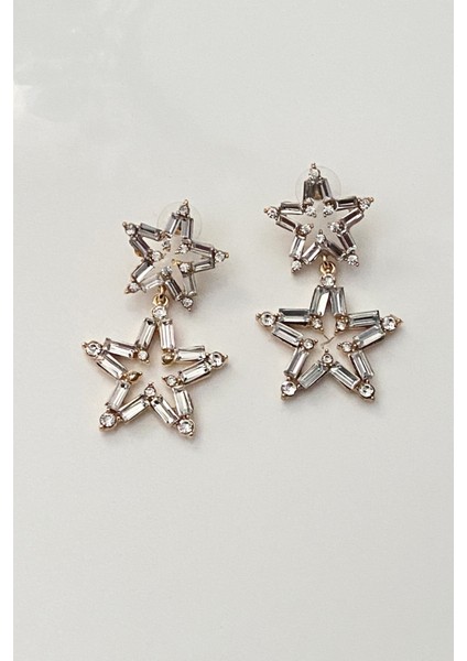 Yıldız Kristal Küpe modelleri