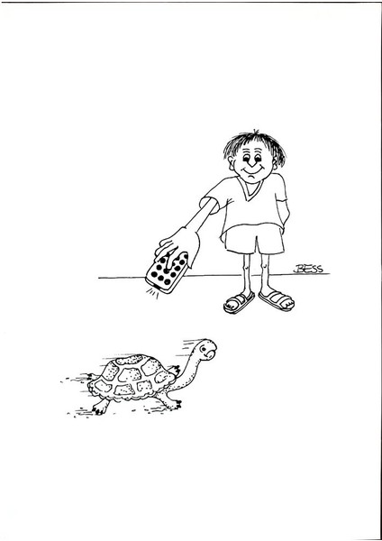 Winfried Besslich 29X21CM Orijinal Karikatür Tablo modelleri