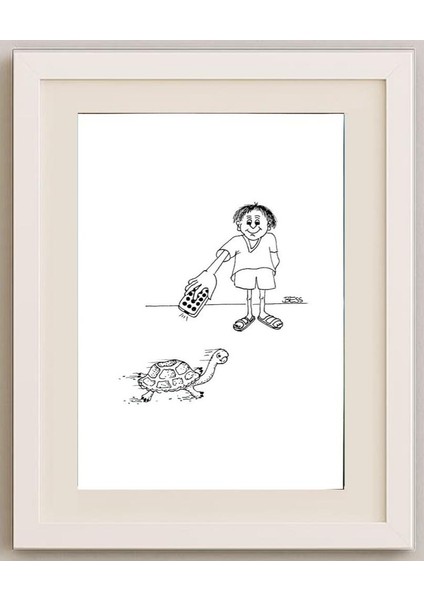 Winfried Besslich 29X21CM Orijinal Karikatür Tablo fırsatları