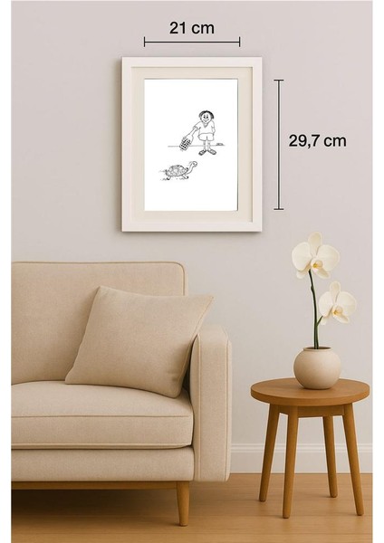 Winfried Besslich 29X21CM Orijinal Karikatür Tablo indirimleri