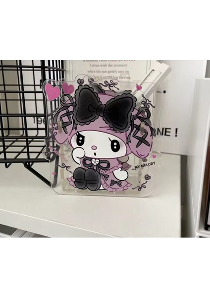 My Melody Figürlü Şeffaf Pleksi Masa Üstü Kalemlik AD87597