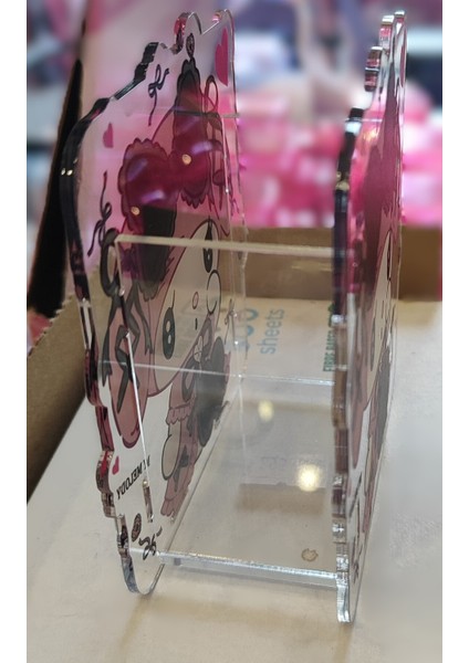 My Melody Figürlü Şeffaf Pleksi Masa Üstü Kalemlik AD87597 indirimleri