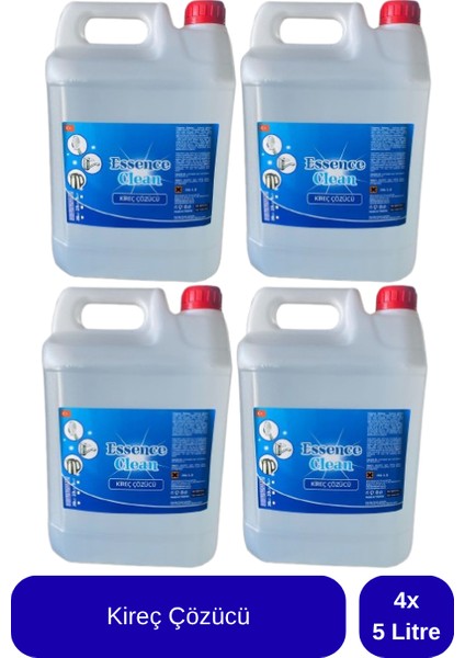 Kireç Sökücü 5 Litre x 4 Adet