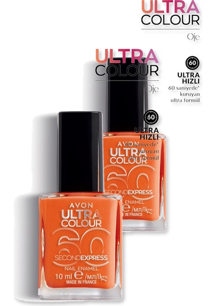 Ultra Colour Tırnak Cilası 10ML - Mad Arin Ikili Set