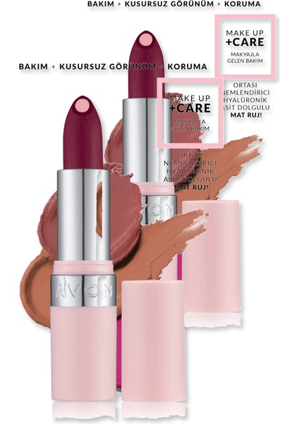 Hydramatic Mat Ruj Plum Ikili Set