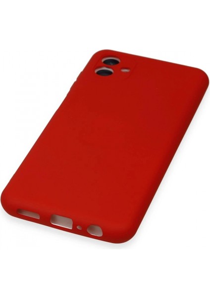 Samsung Galaxy A04E Kılıf Nano Içi Kadife Silikon - Kırmızı (K95) indirimleri