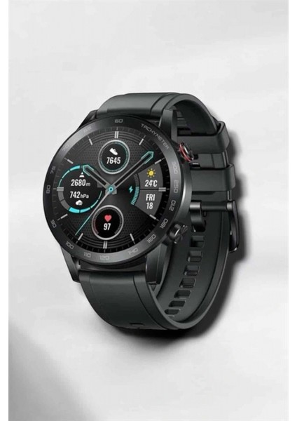 Nfc ve Kablosuz Şarjlı Akıllı Saat Ekg, Nabız & Spor Modları Ile Ios ve Android Uyumlu fırsatları