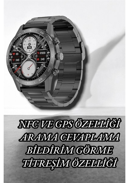 Nfc ve Kablosuz Şarjlı Akıllı Saat Ekg, Nabız & Spor Modları Ile Ios ve Android Uyumlu indirimleri