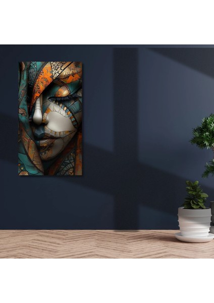 Uv Digital Baskı 4mm Kırılmaz Cam Ezoterik Kadın Renkli Duvar Tablosu Ofis Ev fiyatları