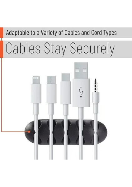 Yapışkanlı Kablo Sabitleyici Düzenleyici 16'lı Paket indirimleri