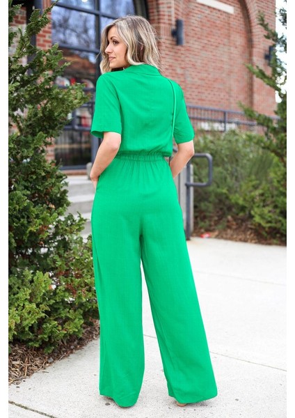 Keten Günlük Yeşil Tulum fırsatları