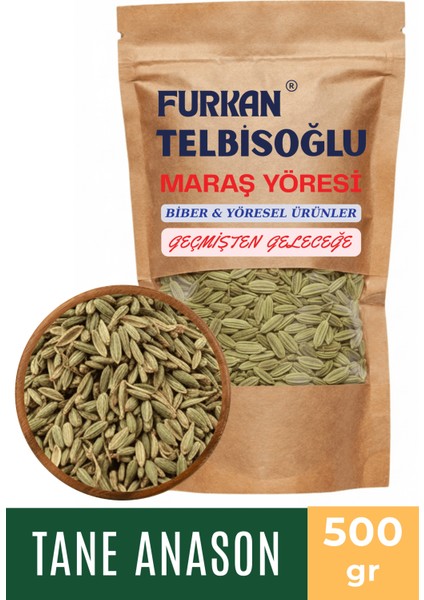 Anason Tane - ( Elenmiş, Katkısız,organik ) 500GR