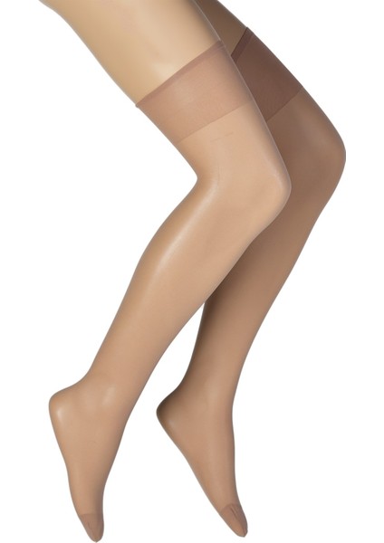 20 Denye Lastikli Dizüstü Kadın Çorap