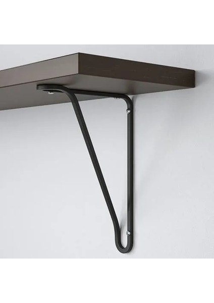 Bergshult/forlaggare Duvar Rafı Venge Siyah 80 x 20 cm fırsatları