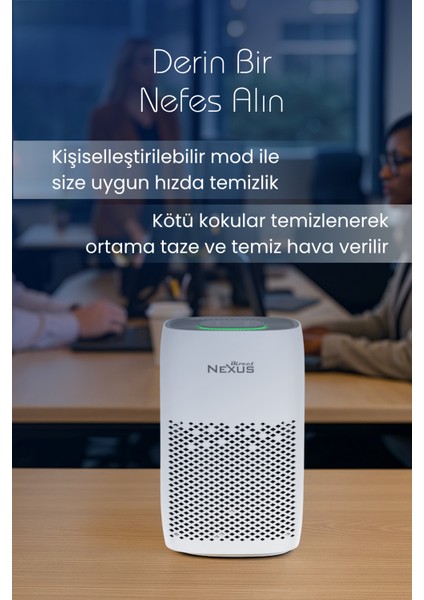 Air Purifier Hava Temizleyici Uv + 4 Katmanlı Hepa-13 Filtre (Direct Nexus Türkiye Garantili) indirimleri