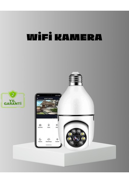 Akıllı Duy Kamera Gece Görüşlü ve Hareket Algılama Sensörlü - F475K680-U95475