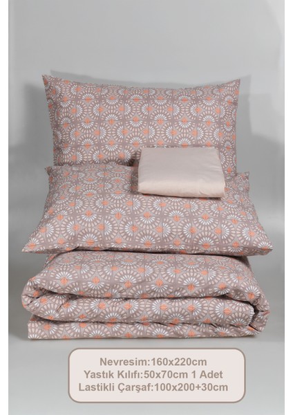 Castor Nevresim Takımı Tek Kişilik (160X220 Cm) Bej