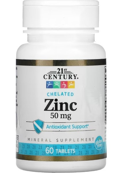 Chelated Zinc 50 Mg 60 Tablets
