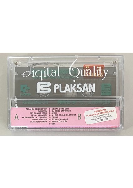 Ferdi Tayfur Gülhane'den Sevgilerle Kaset (Jelatininde Sıfır Orijnal Dönem Baskı Kaset) fiyatları