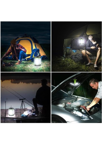 Blukar Şarj Edilebilir Kamp Feneri, Kamp Işıkları Lambası - 7 Işık Modu 60 LED Ultra Parlak LED Çadır Lambası 10+ Saat Pil Ömrü Dış Mekan, Acil Durum, Balık Tutma, Yürüyüş Vb. Için
