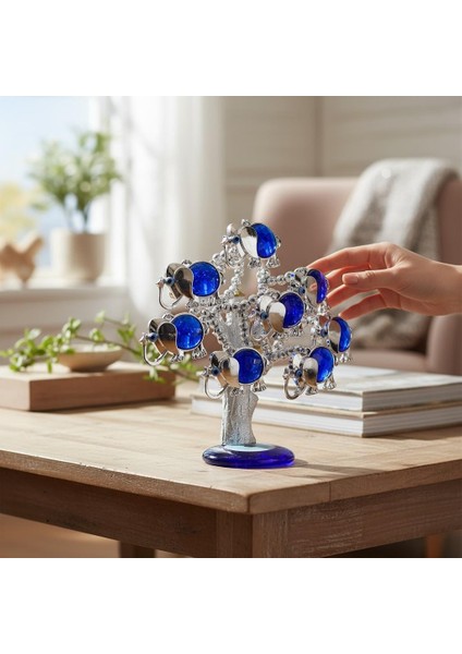 Feng Shui Nazar Boncuğu Ağacı Servet Çakra Şans Ağacı Biblo 20CM Ev Ofis Yeni Yıl Hediyesi Fil Model modelleri