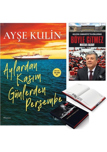 Aylardan Kasım Günlerden Perşembe ve Böyle Gitmez - Ciltli 2026 Ajanda