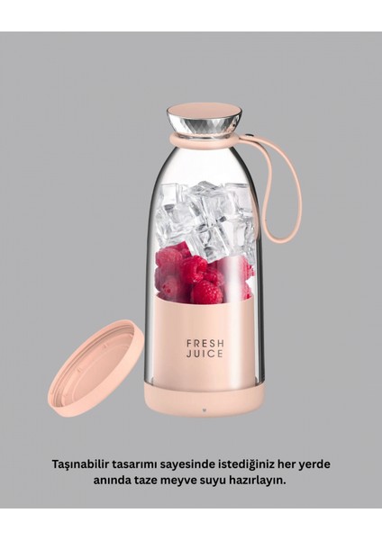 1200MAH Şarjlı, Hafif ve Pratik Taşınabilir Blender fiyatları