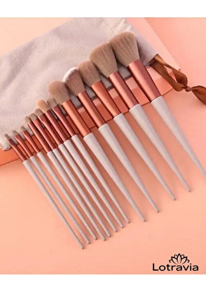 Makyaj Fırçası Seti / Özel 13'lü Fırça Seti Lila