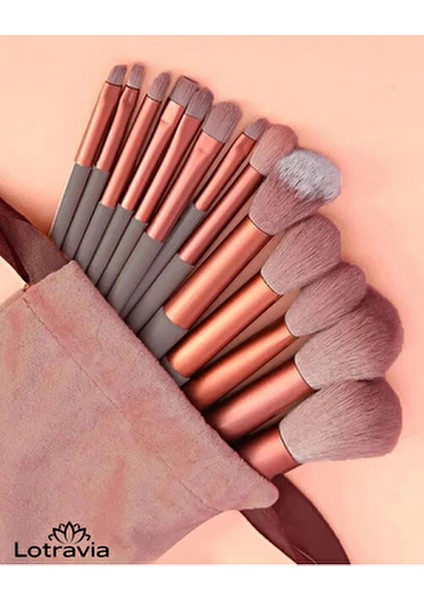 Makyaj Fırçası Seti / Özel 13'lü Fırça Seti Lila fiyatları