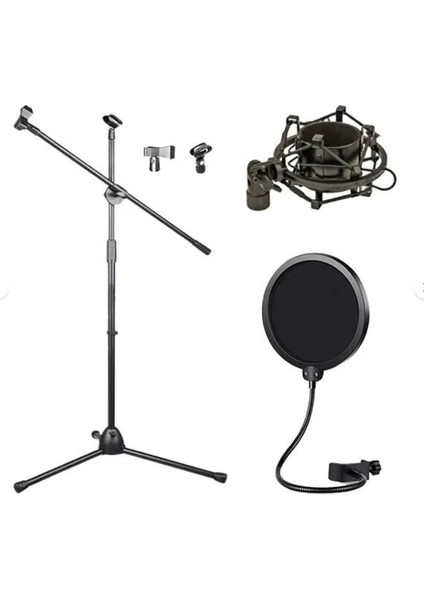 Condenser Stüdyo Mikrofonu Full Paket fiyatları