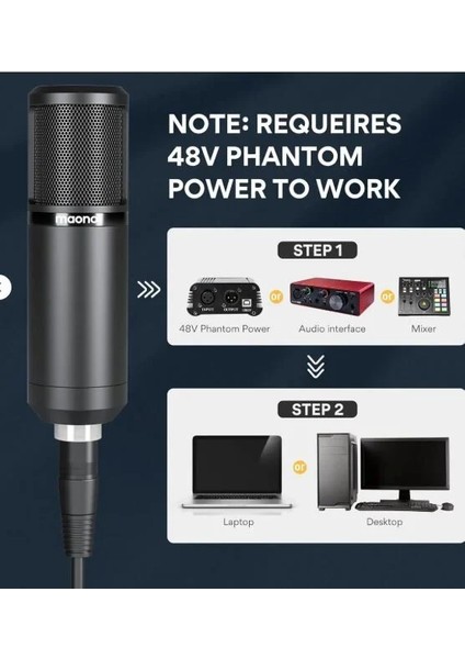 Condenser Stüdyo Mikrofonu Full Paket fırsatları