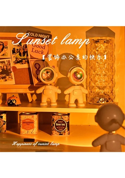 Gün Batımı 16 Renkli Gökkuşağı Atmosfer Projeksiyon Lambası Fotoğraf Çekimi USB LED Işık modelleri