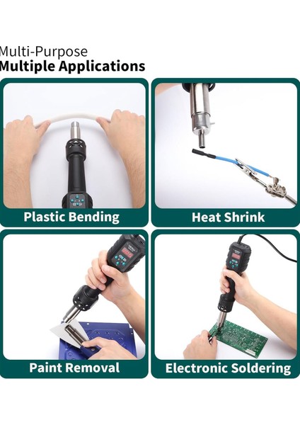 Yihua 8858-IV Sıcak Hava Tabancası modelleri