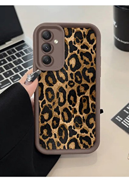 Samsung Galaxy S24 Fe Uyumlu – Leopar Desenli Şık ve Dayanıklı Silikon Kılıf fırsatları