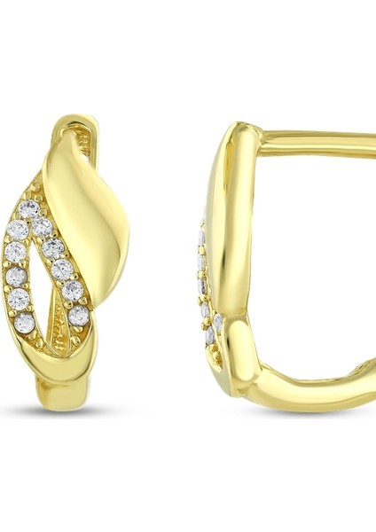 Altın Tasarım Küpe - 14K fiyatları