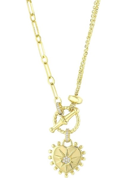 Altın Tasarım Kolye - 14K