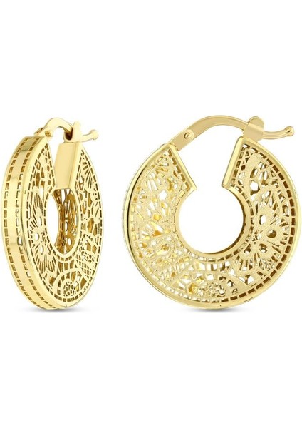 Tasarım Altın Küpe - 14K