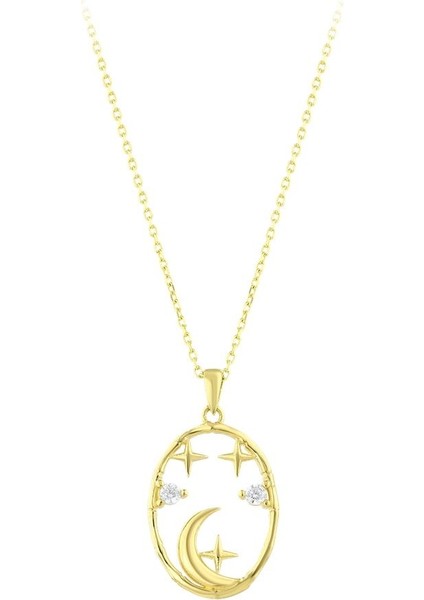 Altın Tasarım Kolye - 14K