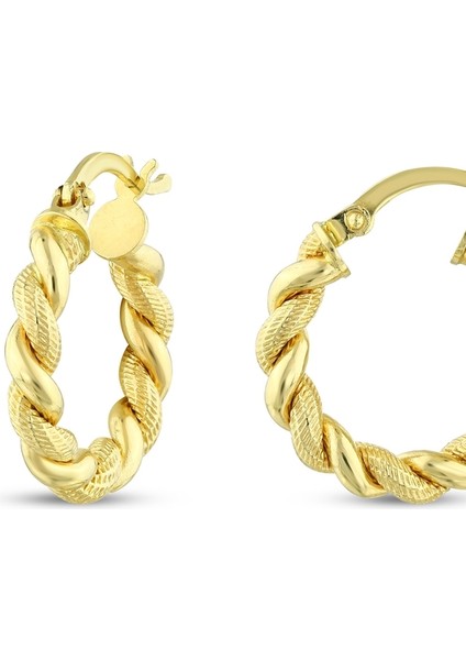 Altın Halka Küpe - 14K fiyatları