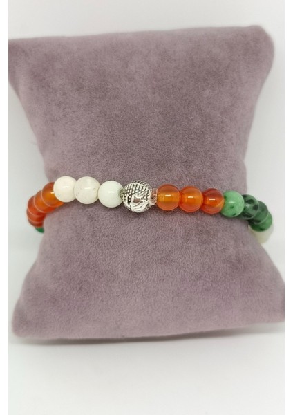 Doğal Taşlı (Ay, Akik, Yeşim) Çakra Bileklik fiyatları