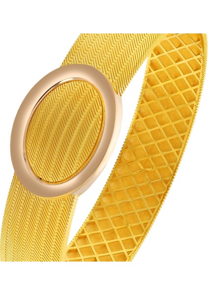 Altın Tasarım Kelepçe Bilezik - 14K fırsatları