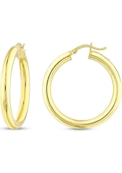 Altın Halka Küpe - 14K