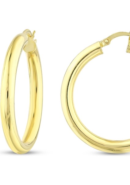 Altın Halka Küpe - 14K fiyatları